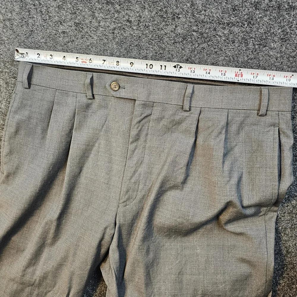 Lauren Ralph Lauren High Performance Wool Stretch Dress Pants Gray 38x34